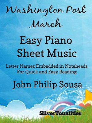 cover image of Washington Post March Easy Piano Sheet Music